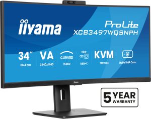 Écran incurvé 34 pouces Iiyama ProLite XCB3497WQSNPH-B1 UWQHD 120Hz (Noir)