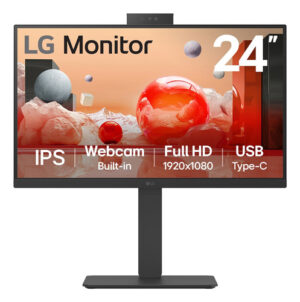 ECRAN LG 24 Noir 24BA850-B 16:9 IPS FHD 5ms 1920x1080 250cd/m2 HDMI DisplayPort