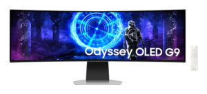 Écran 49 pouces Samsung Gaming Odyssey OLED G9-G95SD Gris 240Hz 0.03ms 5120x1440 - LS49DG954SUXEN