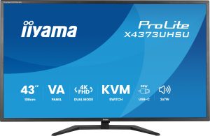 Écran 43 pouces Iiyama ProLite X4373UHSU-B2 4K Ultra HD (Noir)