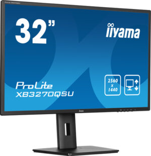 Écran IIYAMA 31,5 Noir 3ms dalle IPS 2560x1440 100Hz 250 cd/m 2xHDMI - XB3270QSU-B1