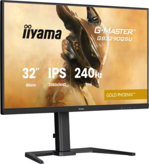 Écran IIYAMA 31.5 Noir 1ms G-MASTER Gold Phoenix 16:9 IPS 2560x1440 240Hz - GB3290QSU-B1