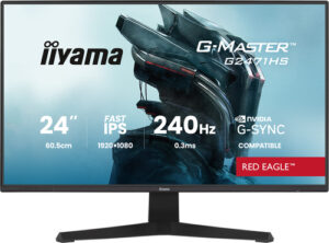 Écran IIYAMA 23.8 pouces G-Master Red Eagle Noir Fast IPS 1920x1080 16:9 0.3ms - G2471HS-B1