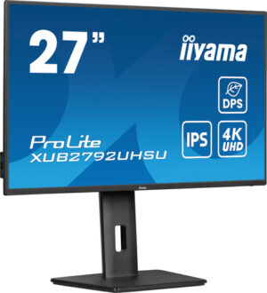 Écran IIYAMA 27 dalle IPS ULTRA MINCE 4K 3840x2160 4ms 350 cd/m HDMI - XUB2792UHSU-B6
