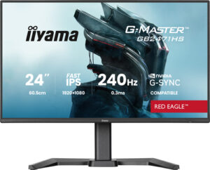 Écran IIYAMA 23.8 pouces G-Master Red Eagle Noir Fast IPS 1920x1080 16:9 0.3ms - GB2471HS-B1