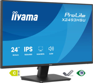 Ecran IIYAMA 23,8 Noir IPS Ultra Mince 16:9 1ms 1920x1080 350cd/m  120Hz HDMI D