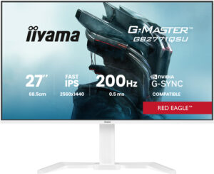 Écran IIYAMA 27 pouces G-Master Red Eagle IPS Blanc 2560x1440 16:9 0.5ms 200Hz - GB2771QSU-W1