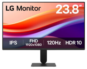 ECRAN LG 24 dalle IPS Noir 5ms 16:9 1920x1080 120Hz 250cd/m2 1500:1 HDR 10 HDMI