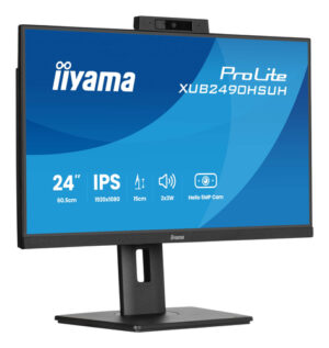 ECRAN 23.8 IIYAMA dalle IPS avec Webcam et microphone 4ms 1920x1080 250 cd/m2 1