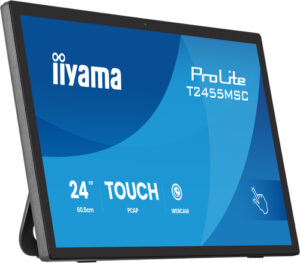 Écran IIYAMA 24 Tactile PCAP avec verre bord a bord IPS 10pts 1920x1080 5ms - T2455MSC-B2