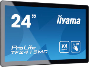 Écran iiyama IIYAMA23,8 Open Frame Tactil Noir PCAP 10pts 16:9 1920x1080 USB VGA HDMI - TF2415MC-B2
