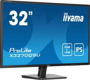 Écran IIYAMA 31,5 Noir 3ms dalle IPS 2560x1440 100Hz 250 cd/m 2xHDMI - X3270QSU-B1