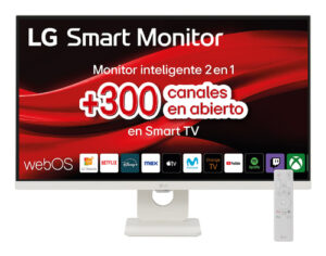 SMART Monitor LG 27 IPS Blanc 3840x2160 16:9 IPS 5ms 350cd/m 60Hz HDMI USB-C - 27U731SA-W