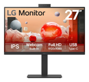 ECRAN LG 27 Noir 27BA850-B 16:9 IPS FHD 5ms 1920x1080 250cd/m2 HDMI DisplayPort