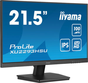 Ecran IIYAMA 21.5 Noir IPS 16:9 1ms Ultra mince 1920x1080 100Hz 300 cd/m  1xHDM