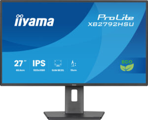 Écran IIYAMA 27 pouces Noir IPS LED Ultra mince 16:9 1920x1080 3ms 300 cd/m 120Hz - XB2792HSU-B1