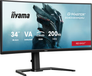 Écran IIYAMA 34 0.6ms G-Master Red Eagle VA Incurvé 1500R 21:9 3440x1440 200Hz - GCB3484WQSU-B2