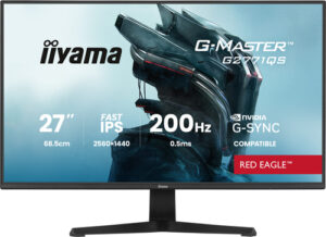 Écran IIYAMA 27 pouces G-Master Red Eagle IPS Noir 2560x1440 16:9 0.5ms 200Hz 350cd/m - G2771QS-B1