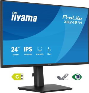 Écran 24 pouces Iiyama ProLite XB2491H-B1 Full HD 120Hz (Noir)
