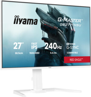Écran IIYAMA 27 pouces G-Master Red Eagle Blanc IPS 1920x1080 16:9 0.4ms 240Hz - GB2771HSU-W1