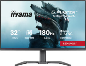 Écran IIYAMA 32 G-Master Red eagle Fast IPS 2560x1440 0.5ms 400cd/m 180Hz - GB3272QSU-B1